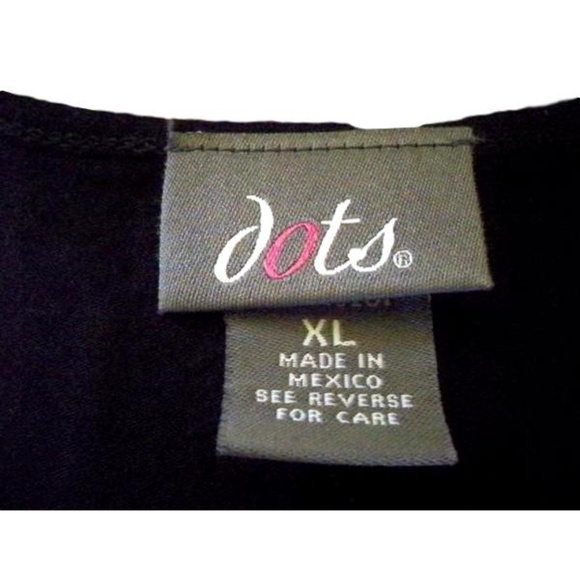 Dots Black Top Size XL (SKU 000193-11) - Picture 7 of 8